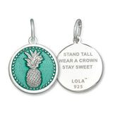 Lola Pineapple  Silver Pendant