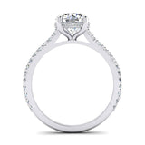 Diamond mounting with a Hidden Halo