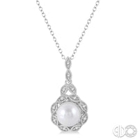 Pearl and Diamond Pendant