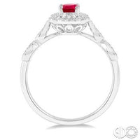 Unique Ruby and Diamond Ring